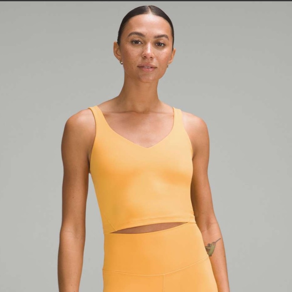 lululemon athletica Yellow Tank Top